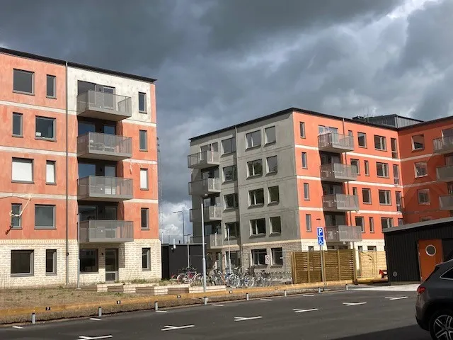 Trapetsgatan i Ängelholm