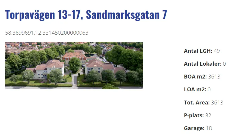 Torpavägen i Vänersborg