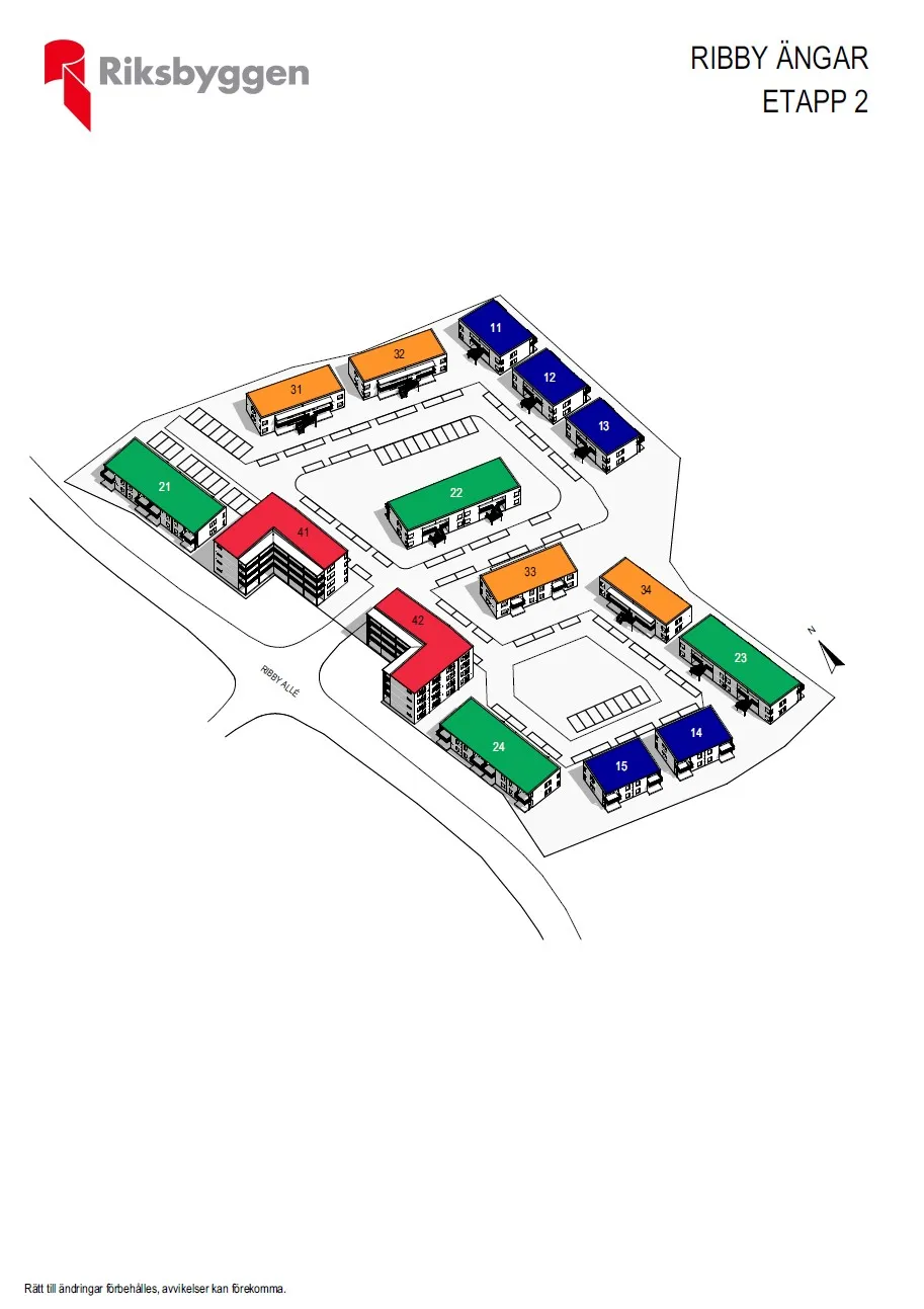Lägenhet på Ribby Allé i Västerhaninge