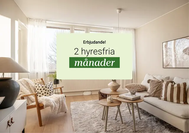 Hyreslägenhet på Östermalmsvägen i Finspång