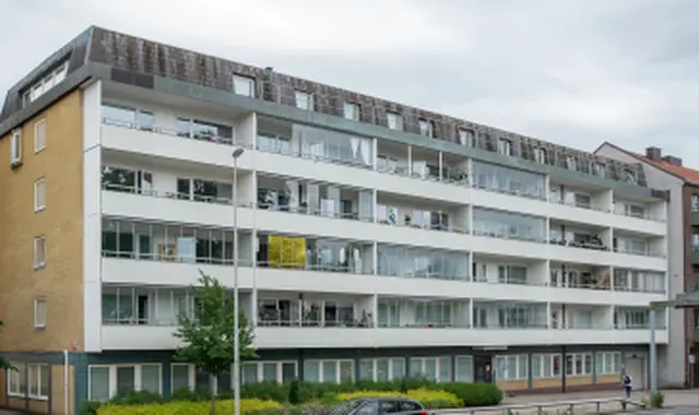 Hyreslägenhet på Badhusgatan i Halmstad