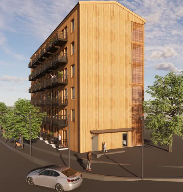 Hyreslägenhet på Lagergrens gata i Karlstad