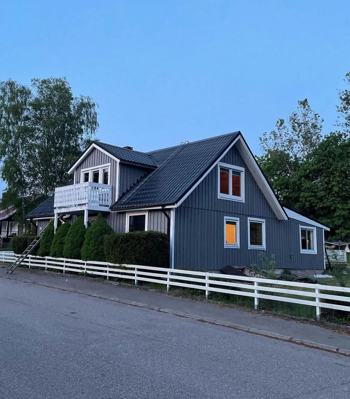 Hus på Kungsvägen i Skånes Fagerhult